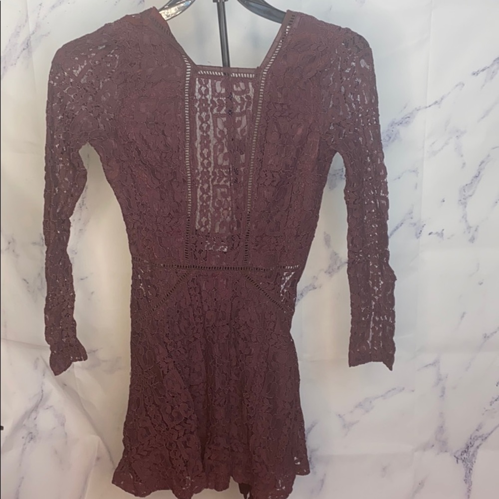 Purple Lace Dress